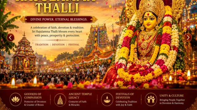 Sri Rajulamma Thalli Temple Srikakulam Festival Route